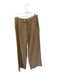 Free People Size 4 Tan & Pink Cotton Mid Rise Pleat Detail Striped Pants Tan & Pink / 4