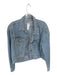 Size S Light Wash Cotton Long Sleeve Denim Cropped Jacket Light Wash / S