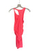 Michael Stars Size M Neon Pink Cotton Sleeveless Gathered Side Maxi Dress Neon Pink / M