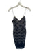 Asos Size 6 Navy Lace Spaghetti Strap Midi Dress Navy / 6