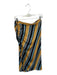 Zara Size S Yellow & Black Polyester Side Zip Striped Maxi Skirt Yellow & Black / S