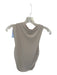 Vuori Size M Taupe Sleeveless Gathered Side Athletic Top Taupe / M