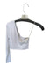 Alo Size M White Modal Blend Built in bra One Long Sleeve Cropped Athletic Top White / M