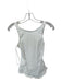 Free People Size S White Cotton Blend Sleeveless Open Back Top White / S