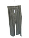 Free People Size 4 Green & Black Polyester Blend High Waist Checkered Pants Green & Black / 4