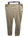 AG Size est 38 Light Beige Cotton Blend Solid Khakis Men's Pants est 38