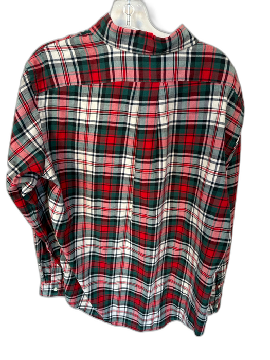 Polo Golf Size XL Red & White Cotton Striped Shirt Red & White / XL