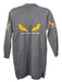 Fendi Size XS/S Gray & Yellow Cotton open frame graphic 3/4 Sleeve Cardigan Gray & Yellow / XS/S