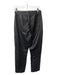 Everlane Size 2 Black Leather High Rise 4 Pocket Belt loops Zip Fly Pants Black / 2