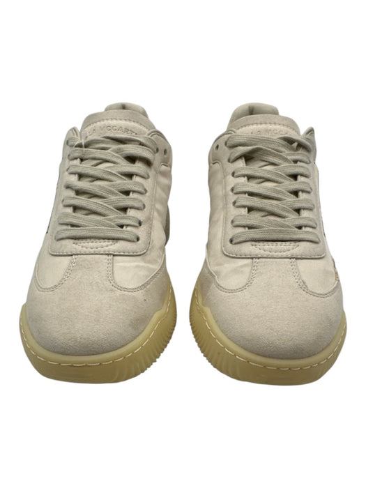 Stella McCartney Shoe Size 37 Cream, Blue, Purple Nylon & Faux Suede Sneakers Cream, Blue, Purple / 37