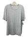 Lululemon Size Est L Light Gray Synthetic Heathered T shirt Men's Short Sleeve Est L