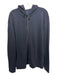 John Varvatos Size XL Navy Cotton Blend Solid Hoodie Zip Up Men's Jacket Navy / XL