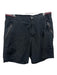 Moncler Size 50 Black & Red Cotton Pockets Men's Shorts 50