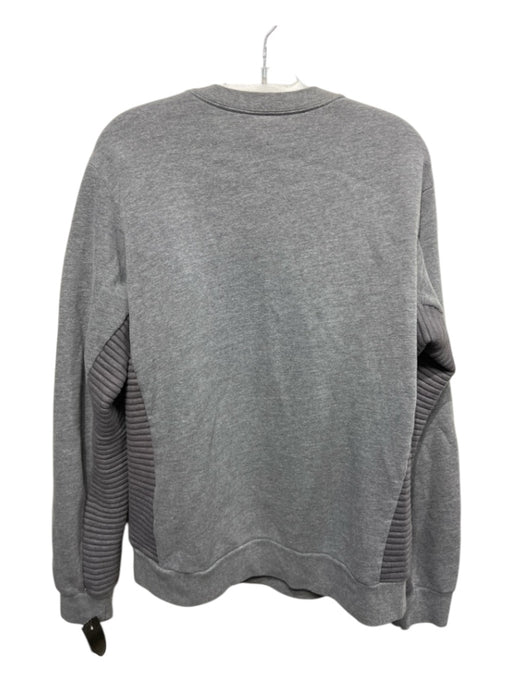 Alo Size L Grey Cotton Men's Sweatshirt L