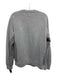 Alo Size L Grey Cotton Men's Sweatshirt L