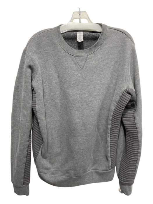 Alo Size L Grey Cotton Men's Sweatshirt L