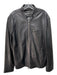 John Varvatos Size XL Black Lambskin Solid Front Pocket Men's Jacket XL