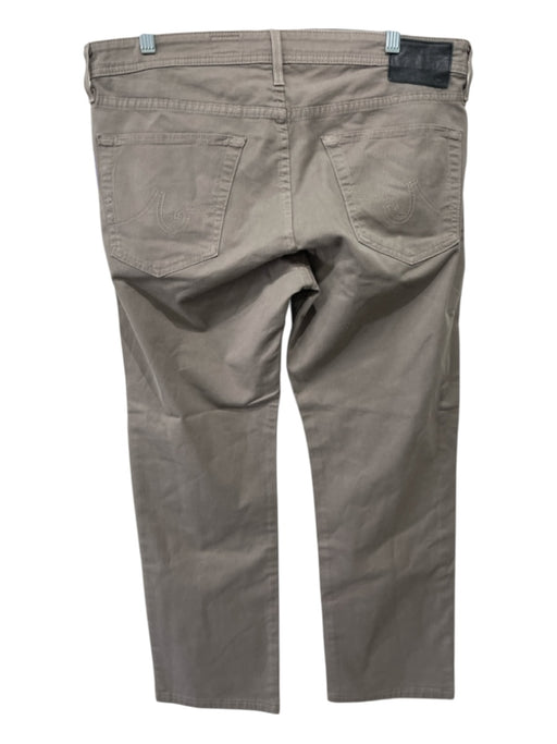 AG Size 34 Tan Cotton Blend Solid Khakis Men's Pants 34