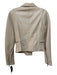 Art Dept. Size S Beige Sheep Leather Moto Zip Front Jacket Beige / S