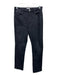 Frame Size 30 Black Cotton Denim High Rise Washed Look Straight Jeans Black / 30