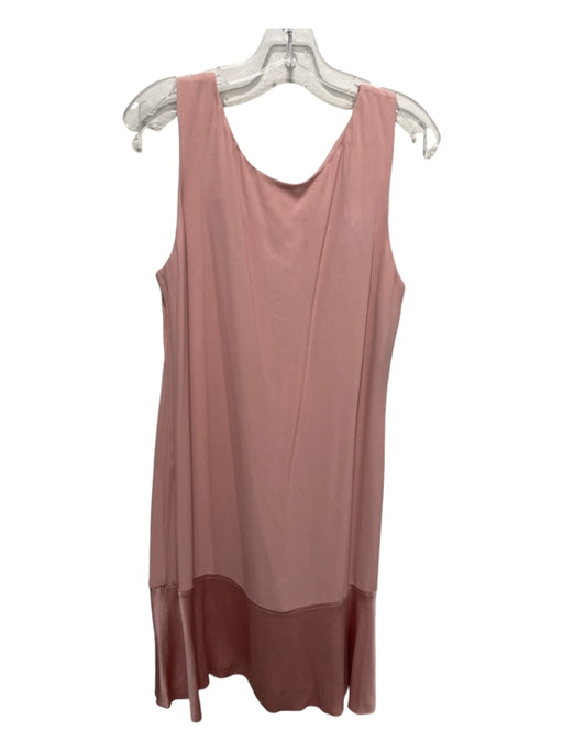 Theory Size 12 Light Pink Acetate Blend Sleeveless Fabric Block Midi Dress Light Pink / 12