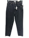 Zara Size 4 Washed Black Cotton High Rise Zip & Button Ankle Jeans Washed Black / 4