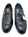 Zegna Shoe Size 7.5 Black Leather Solid Slip On Men's Shoes Black / 7.5