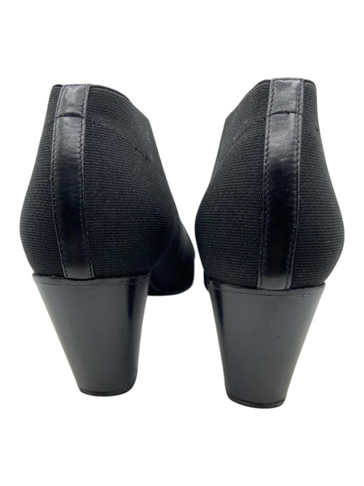 Stuart Weitzman Shoe Size 8 Black textile upper Elastic Criss Cross Booties Black / 8