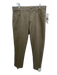 Zegna Size 33 Tan Cotton Solid Khakis Men's Pants Tan / 33