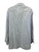 Zegna Size 17.5 Light blue Cotton Solid Button Up Men's Long Sleeve Shirt Light blue / 17.5
