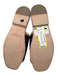 Lucchese Shoe Size 7 Black & Beige Leather Upper Woven Detail Zig Zag Sandals Black & Beige / 7