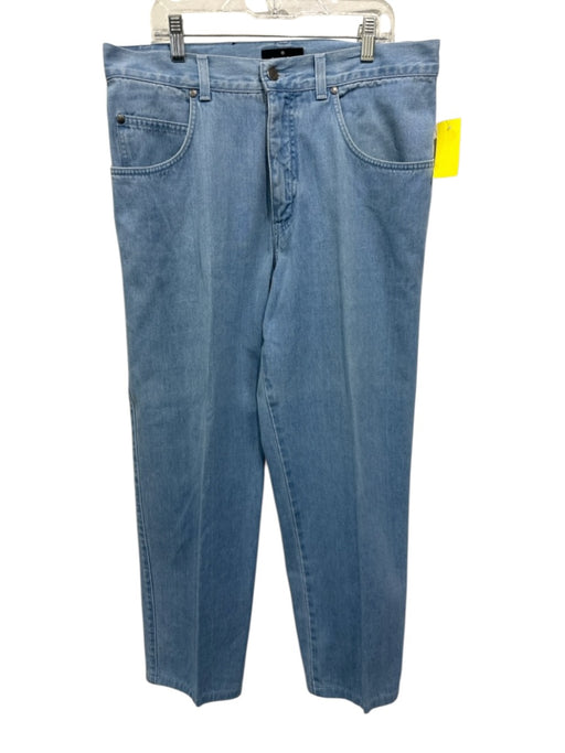 Zegna Size 33 Light Wash Cotton Blend Solid Jean Men's Pants Light Wash / 33