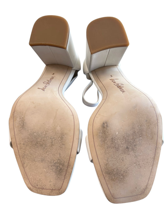 Sam Edelman Shoe Size 8 White Manmade Material open toe toe strap Shoes White / 8