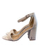Sam Edelman Shoe Size 8 White Manmade Material open toe toe strap Shoes White / 8