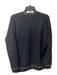 Maje Size 1 Black Viscose Blend Silver Grommet Detail Long Sleeve Knit Jacket Black / 1