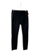 Paige Size 25 Black Rayon Zipper Buckle Straight Leg Elastic Side Detail Pants Black / 25