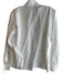 Escada Size 38 White Cotton Long Sleeve solid color Gold Detail Button Down Top White / 38