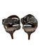 Donald Pliner Shoe Size 6 Beige, Brown & White Leather Upper Cage Sandals Beige, Brown & White / 6