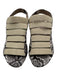 Donald Pliner Shoe Size 6 Beige, Brown & White Leather Upper Cage Sandals Beige, Brown & White / 6