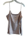 Caroline Constas Size M Silver Polyester Camisole Tank Side Slits Top Silver / M