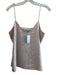 Caroline Constas Size M Silver Polyester Camisole Tank Side Slits Top Silver / M