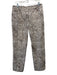 St. John Sport Size 12 Beige & Brown Cotton Blend Denim Woven Print Jeans Beige & Brown / 12