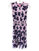 Kate Spade Size S Purple & Navy Print Polyester Floral Sleeveless Dress Purple & Navy Print / S