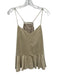 Marie Oliver Size S Beige Polyester & Spandex Faux Suede Spaghetti Strap Top Beige / S