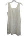 Johnny Was Collection Size S White Linen Sleeveless Floral Embroidery Mini Dress White / S