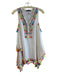 Romeo + Juliet Couture Size S White & Multi No Fabric Tag V Neck Beaded Top White & Multi / S