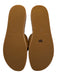 Donald Pliner Shoe Size 8.5 Tan Brown Leather Upper Suede Woven Platform Sandals Tan Brown / 8.5