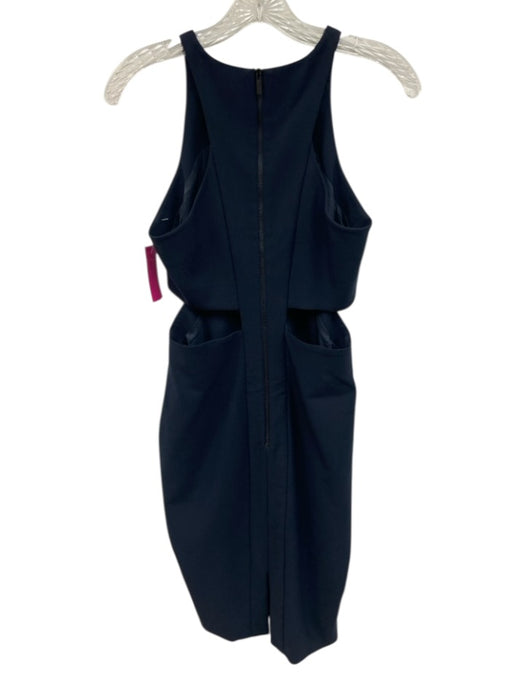 Elizabeth & James Size 4 Midnight blue Polyester Blend Sleeveless Back Zip Dress Midnight blue / 4