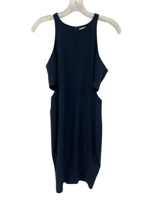 Elizabeth & James Size 4 Midnight blue Polyester Blend Sleeveless Back Zip Dress Midnight blue / 4