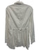 Akris Size 4 White Cotton Button Down Drawstring Collapsible Long Sleeve Top White / 4